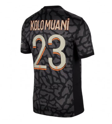 Paris Saint-Germain Randal Kolo Muani #23 Tercera Equipación 2023-24 Manga Corta